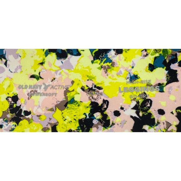 Old Navy Active Girl's Floral Print Powersoft Leggings & Sports Bra Set L - Picture 4 of 8